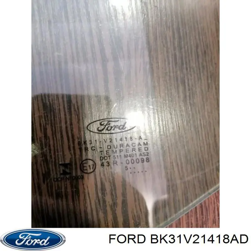 Стекло-форточка двери передней правой Ford BK31V21418AD цена, от 47.16 USD