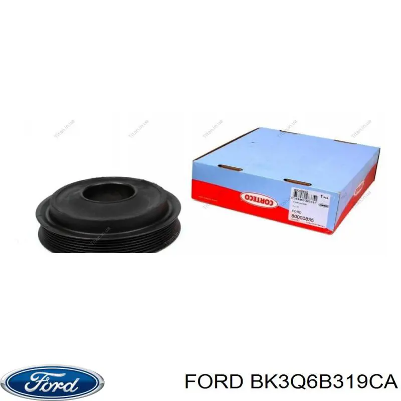 Шкив коленвала BK3Q6B319CA Ford