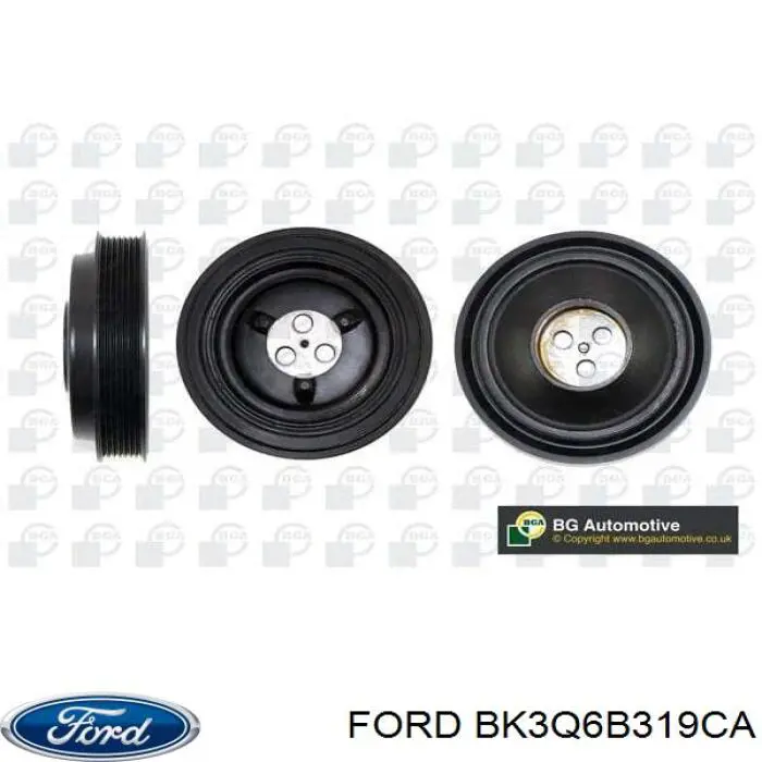 Демпфер коленвала Ford BK3Q6B319CA