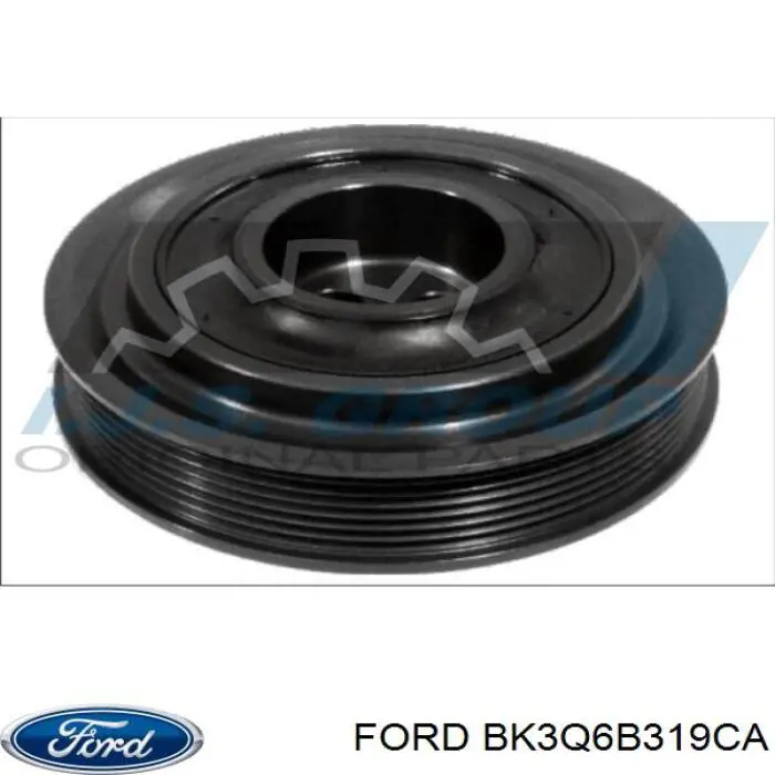 BK3Q6B319CA Ford Шкив коленчатого вала
