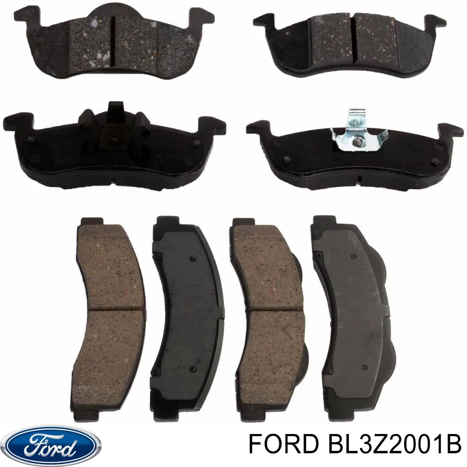 Передние тормозные колодки BL3Z2001B Ford