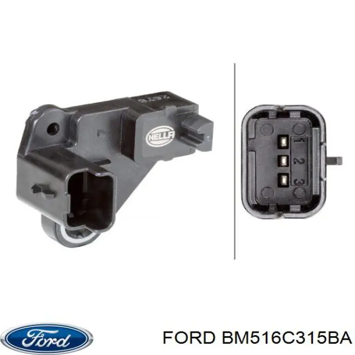BM516C315BA Ford sensor de posição (de revoluções de cambota)