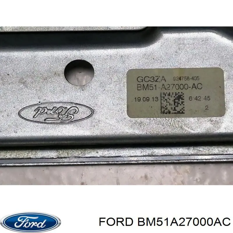 BM51A27000AC Ford  Механизм стеклоподъемника правой задней двери