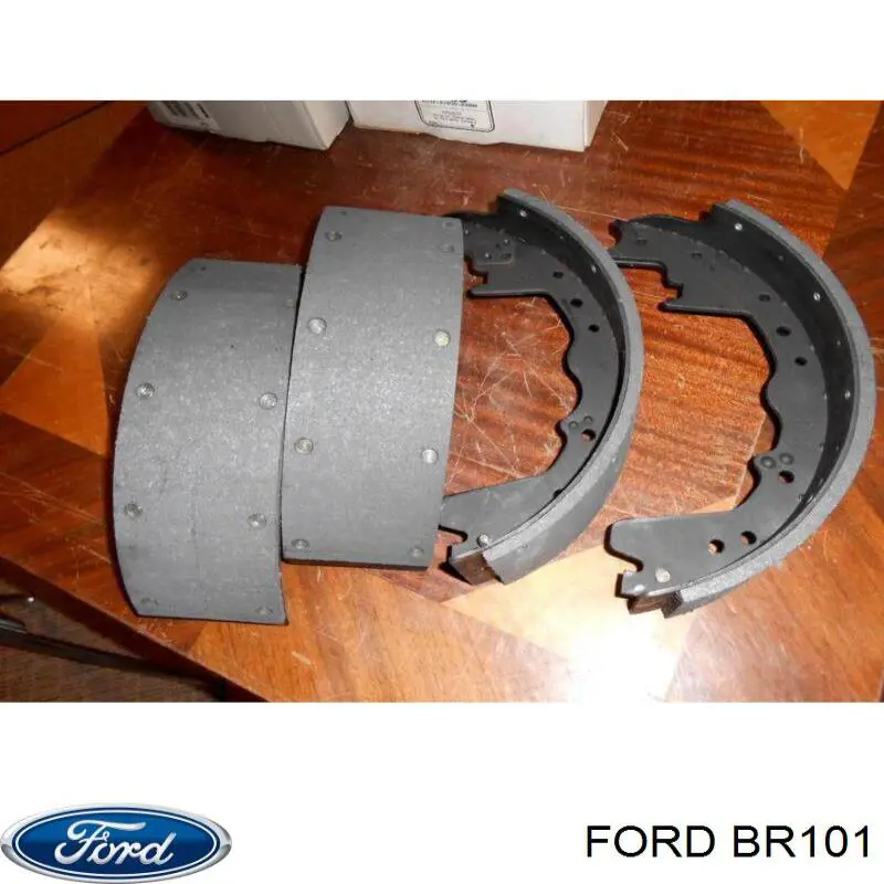 BR101 Ford колодки тормозные задние барабанные
