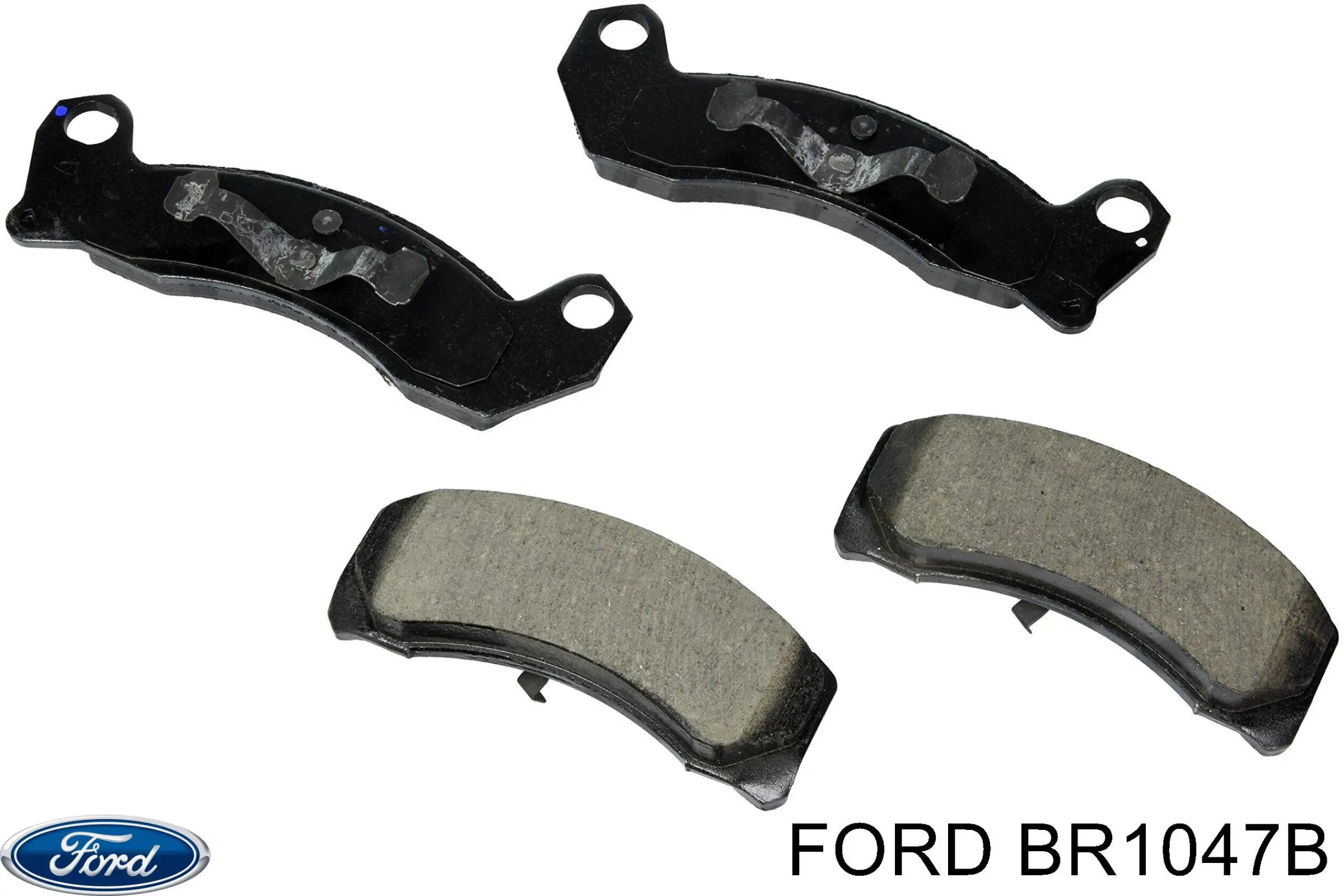 Передние тормозные колодки BR1047B Ford