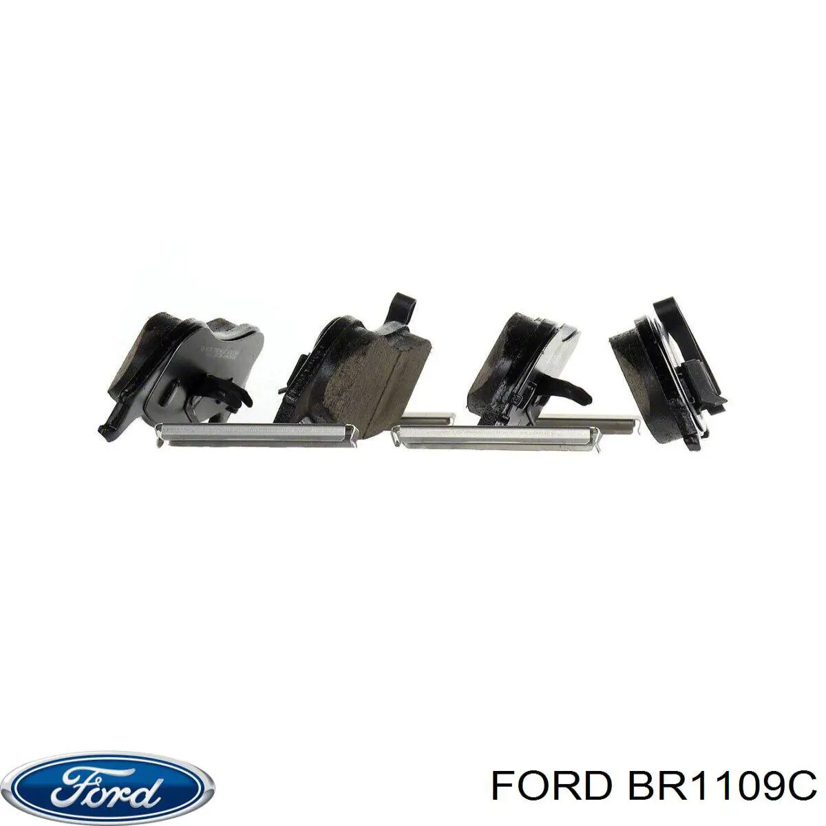 Задние тормозные колодки BR1109C Ford