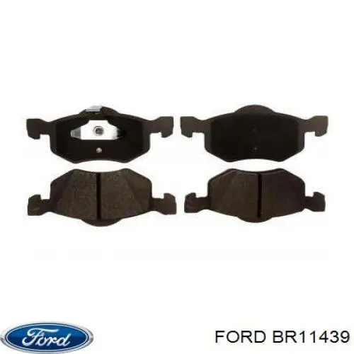 BR11439 Ford колодки тормозные передние дисковые