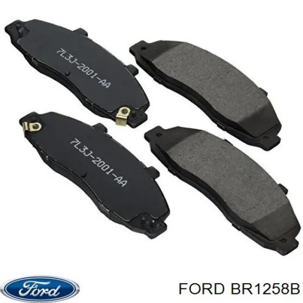 Купить BR1258B Ford Колодки тормозные