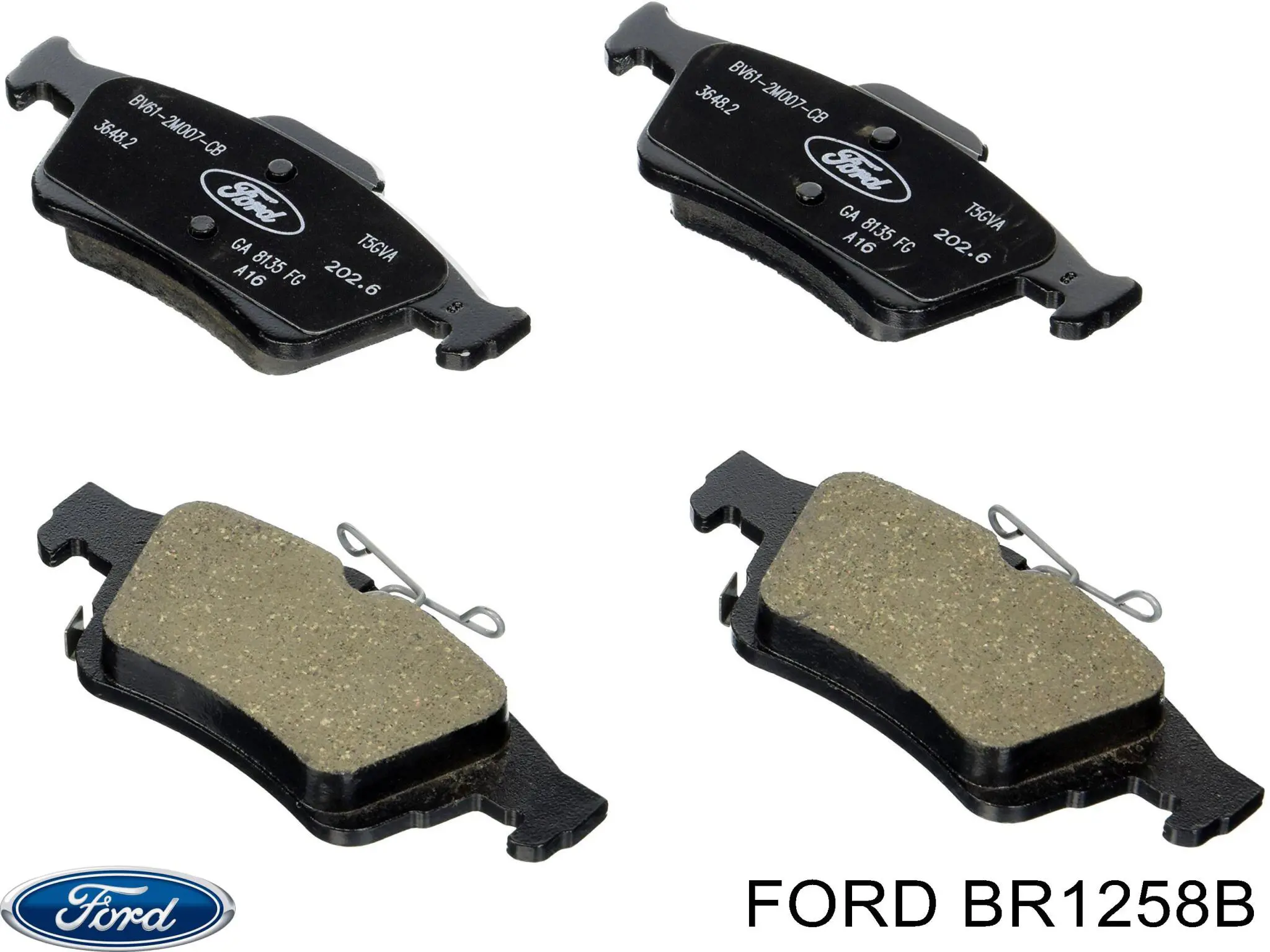 Колодки Ford BR1258B цена, от 24.30 USD
