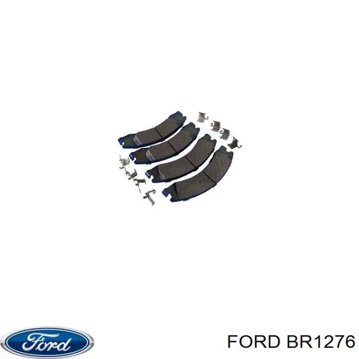 Колодки дисковые  Ford BR1276 цена, от 42.98 USD