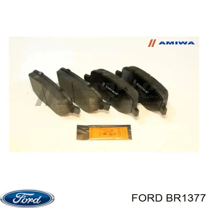 Купить BR1377 Ford Колодки тормозные задние, дисковые
