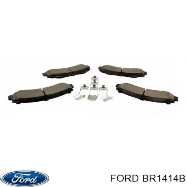 Передние тормозные колодки BR1414B Ford