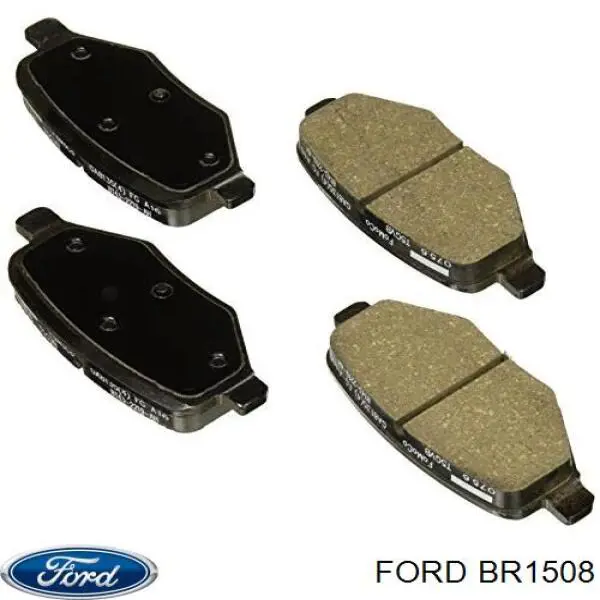 Передние тормозные колодки BR1508 Ford