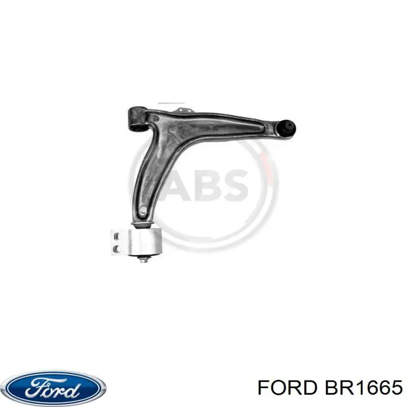 BR1665 Ford колодки тормозные задние дисковые