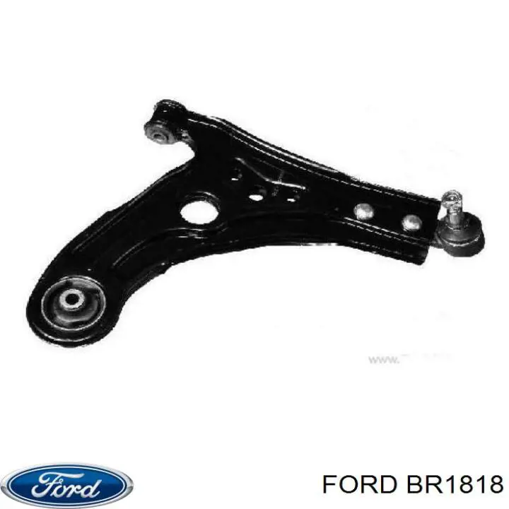 BR-1818 Ford sapatas do freio dianteiras de disco