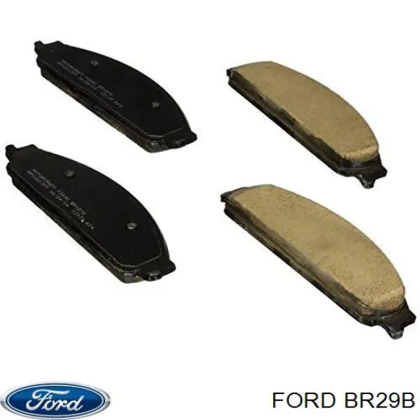1U2Z2V001DA Ford Колодки передние