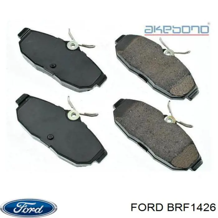 Купить BRF1426 Ford Колодки тормозные задние, дисковые