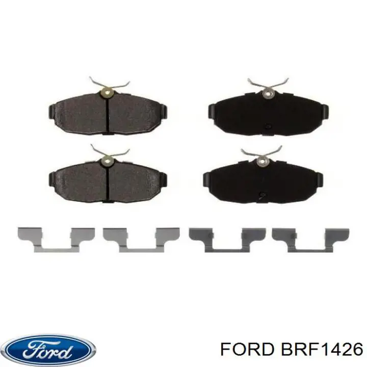 Задние тормозные колодки BRF1426 Ford