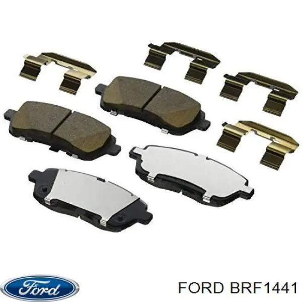 BRF1441 Ford sapatas do freio traseiras de disco