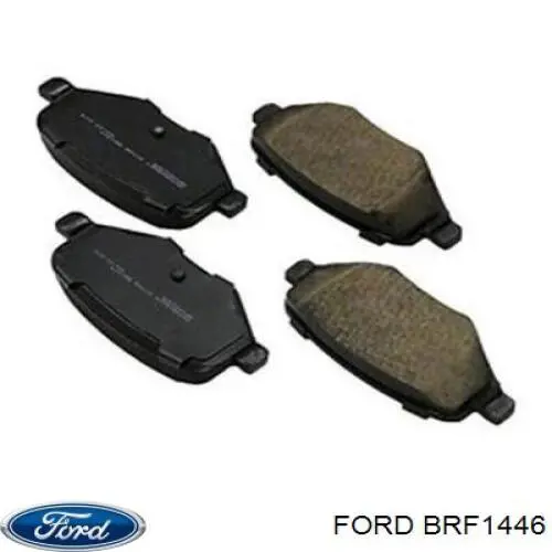 BRF1446 Ford sapatas do freio traseiras de disco