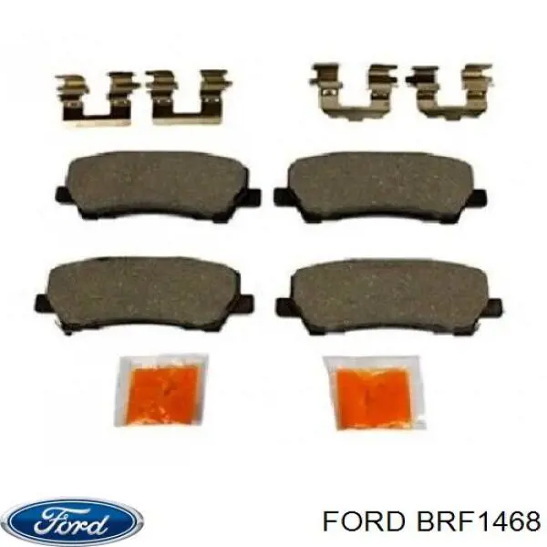 Задние тормозные колодки BRF1468 Ford