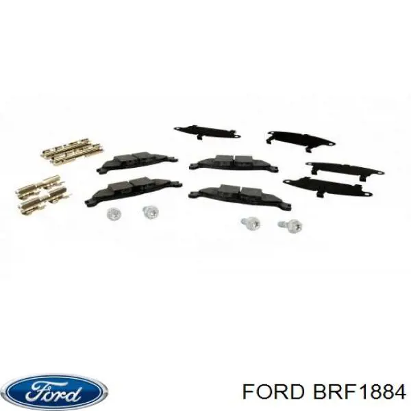 BRF1469 Ford колодки тормозные задние дисковые