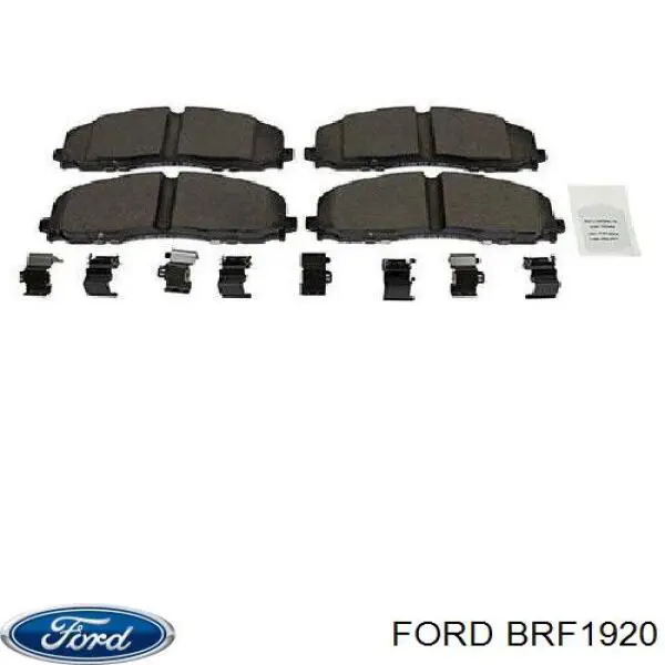 Задние тормозные колодки BRF1920 Ford