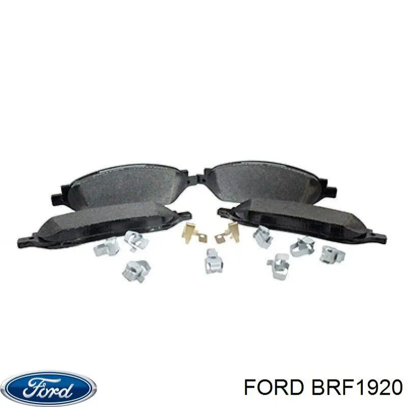 Купить BRF1920 Ford Колодки тормозные задние, дисковые