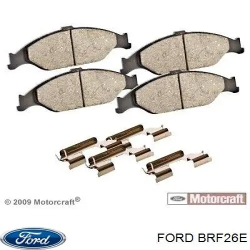 Купить BRF26E Ford Колодки тормозные задние, дисковые