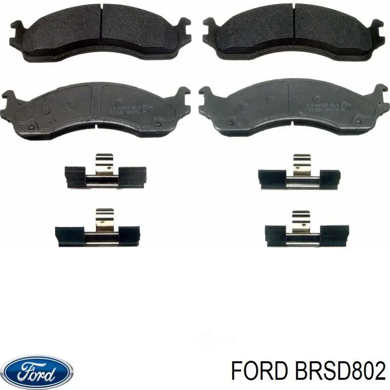 Купить 6C2Z2200C Ford Колодки тормозные задние, дисковые