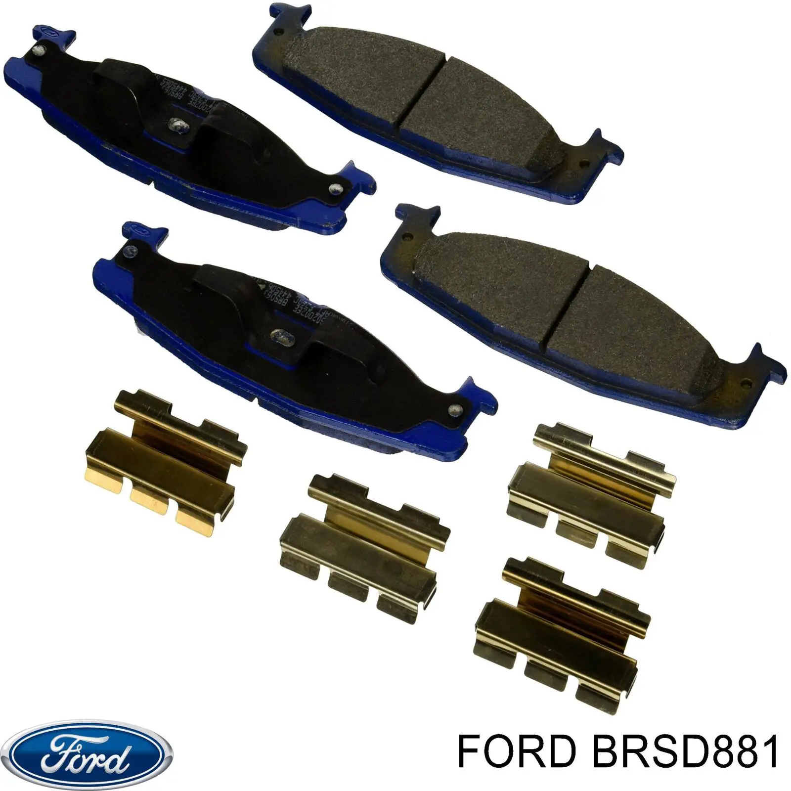 Задние тормозные колодки BRSD881 Ford