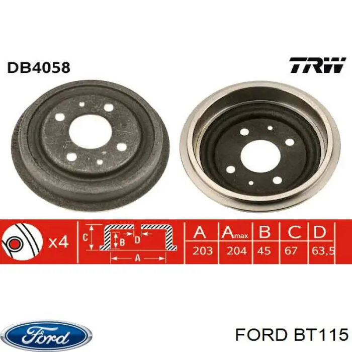  BT115 Ford