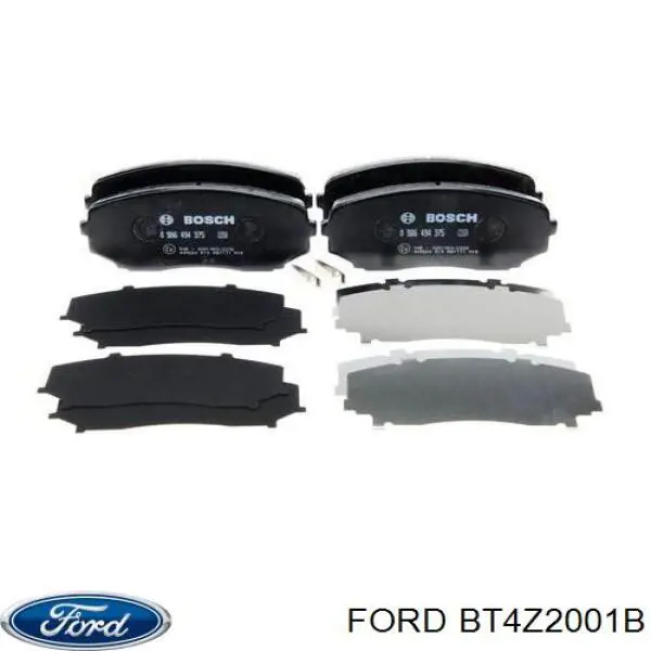 Передние тормозные колодки BT4Z2001B Ford