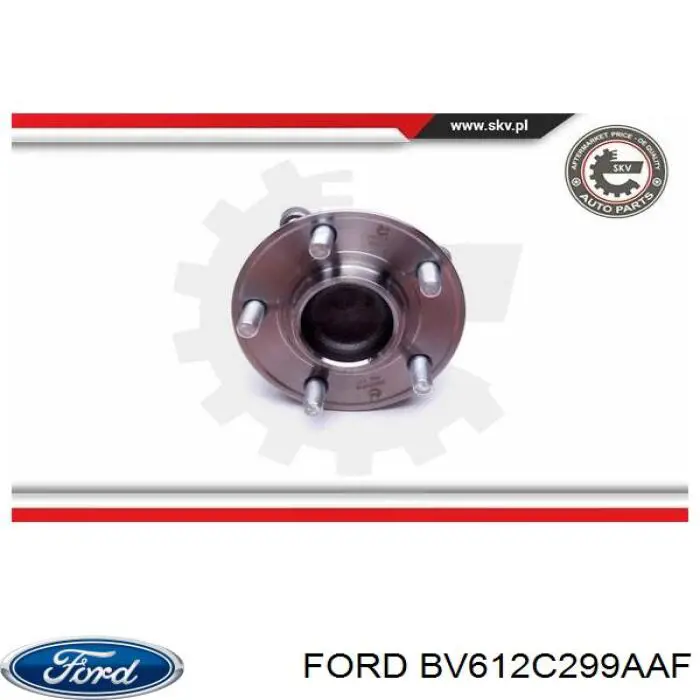 Задняя ступица BV612C299AAF Ford