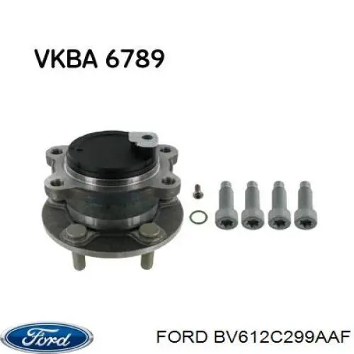 BV612C299AAF Ford Ступица задняя