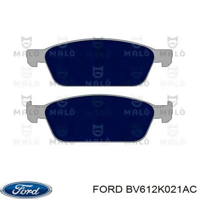 Купить BV612K021AC Ford Колодки тормозные