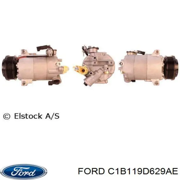 C1B1-19D629-AE Ford compressor de aparelho de ar condicionado