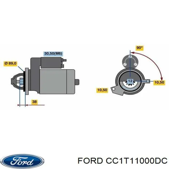 Купить 2033120 Ford Стартер