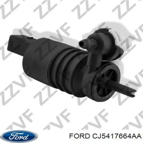 CJ5417664AA Ford Bomba de motor de fluido para lavador de vidro dianteiro/traseiro