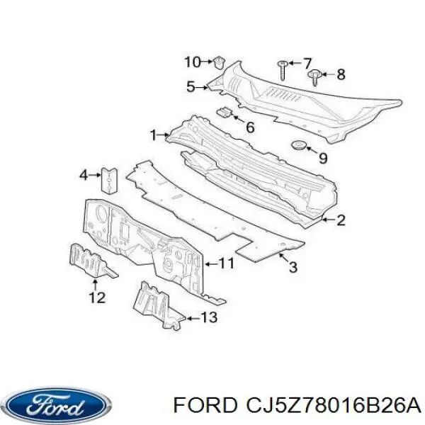  CJ5Z78016B26A Ford