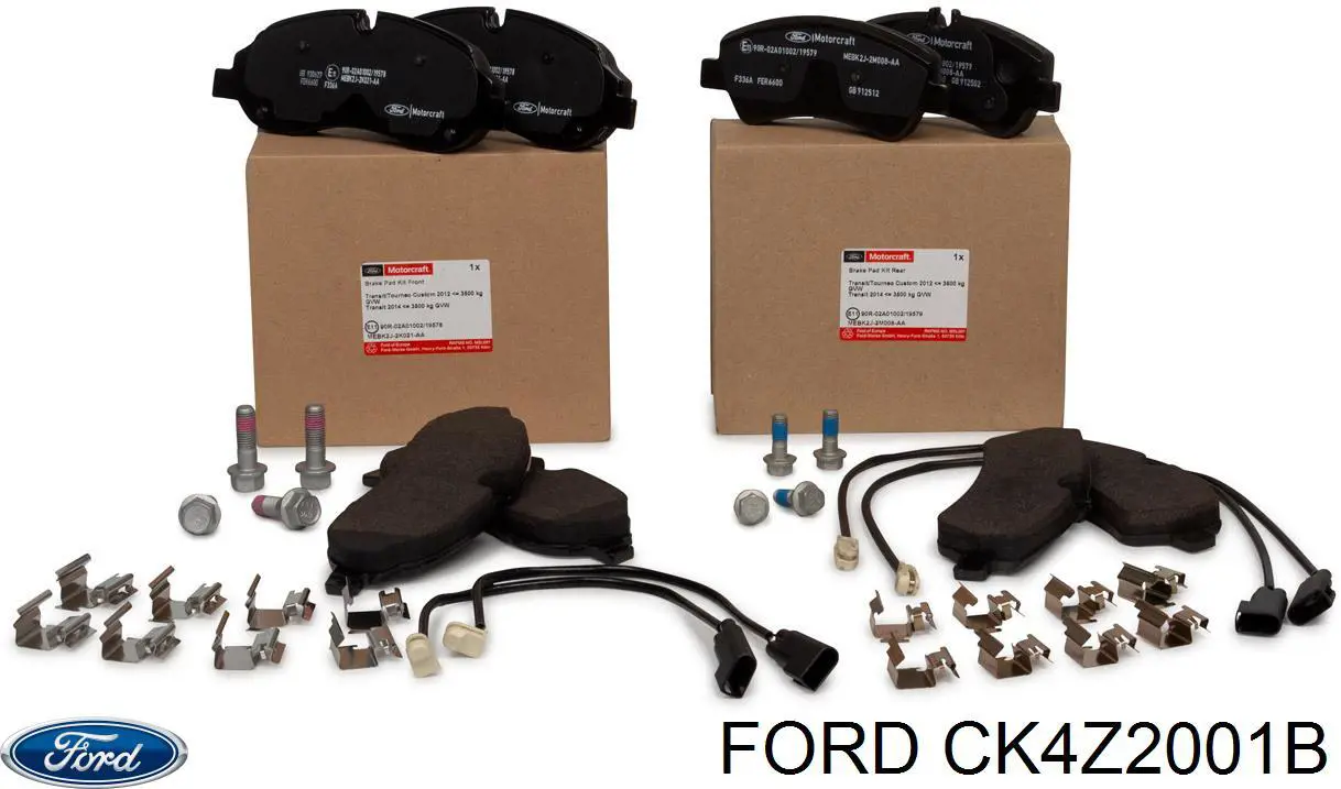 Передние тормозные колодки CK4Z2001B Ford