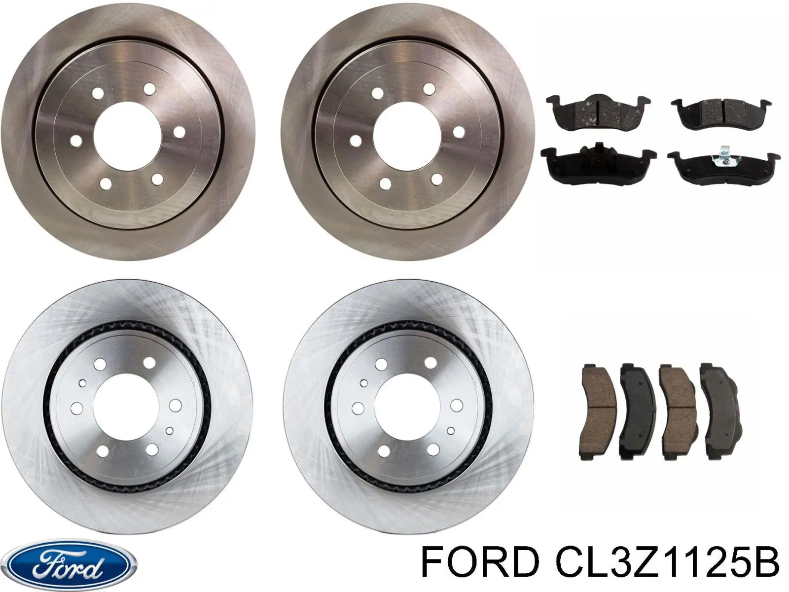 Купить CL3Z1125B Ford Ротор тормозной