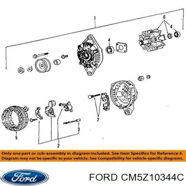 Инерционный шкив Ford GP763 цена, от 27.75 USD