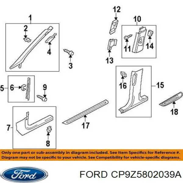  CP9Z5802039A Ford