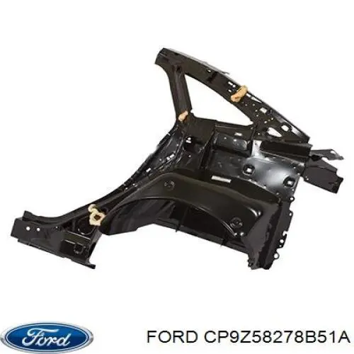 CP9Z58278B51A Ford Подкрылок крыла заднего левый