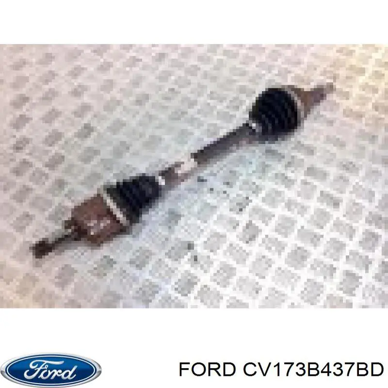 CV173B437BD Ford Полуось передняя левая