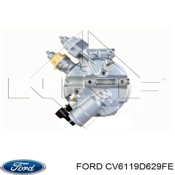 Компрессор кондиционера CV6119D629FE Ford