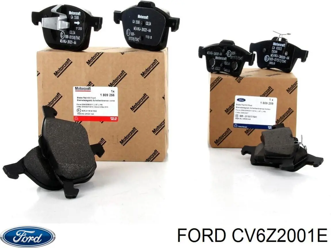 Купить CV6Z2001E Ford Колодки тормозные