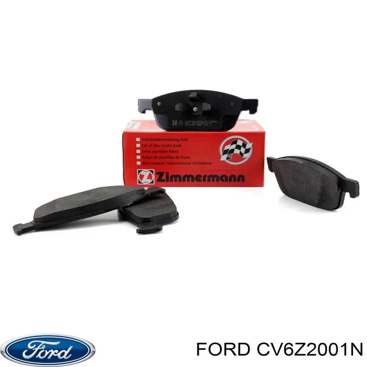 Передние тормозные колодки CV6Z2001N Ford