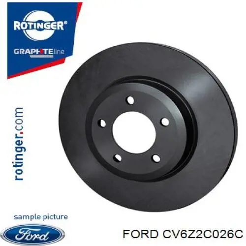 Тормозные диски CV6Z2C026C Ford